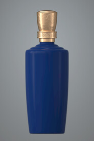 蓝色瓶子样机