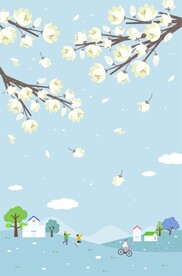 卡通春天
