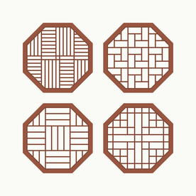八边形窗花格