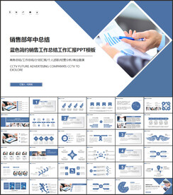 销售部工作总结PPT