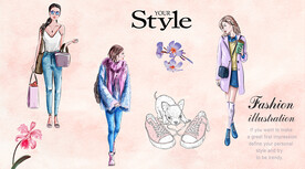 服装店工装背景墙