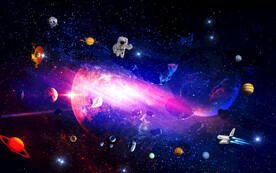 紫色星空
