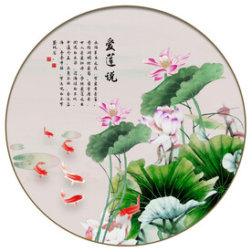 荷花装饰画
