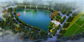 美丽乡村村庄改造鸟瞰图