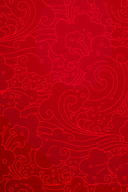 红色喜庆中国风底纹国潮背景