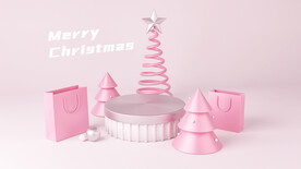 三维圣诞节促销