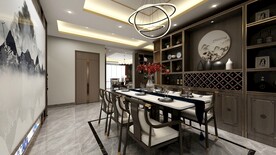 家装中式风格餐厅设计案例效果图