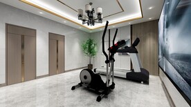 家装健身活动区设计案例效果图