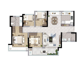 户型图 家配图 洋房图图片