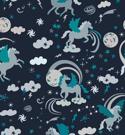 蓝色 独角兽   飞马