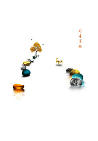 高清分层透明底推拉门打印图