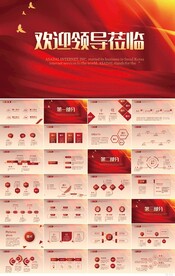 热烈欢迎上级领导莅临指导PPT