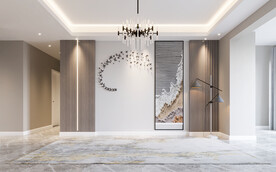 现代客厅背景墙