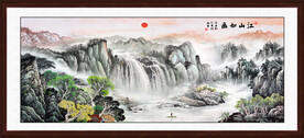 客厅山水画