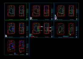 公寓水电图  水电布置图 
