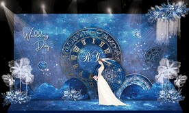 蓝色星空婚礼