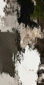 黑白灰抽象色块笔触拼接油画玄关