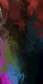 彩色抽象色块笔触拼接油画玄关