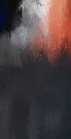 抽象色块笔触拼接油画玄关