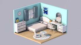 3D卡通房间设计