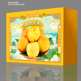 黄桃礼盒包装