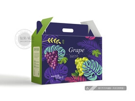 葡萄包装设计 平面图