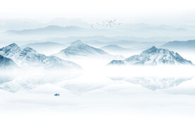 客厅新高端山水画 tif分层