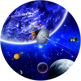 圆形星空