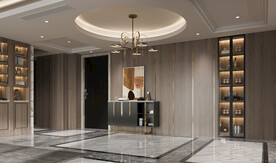 现代极简风厨房餐厅场景