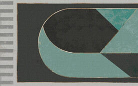 灰色北欧简约现代几何客厅地毯