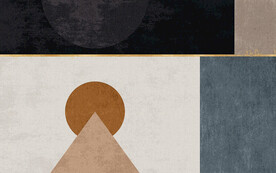 北欧简约现代轻奢几何ins客厅