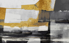 水墨抽象色块地毯