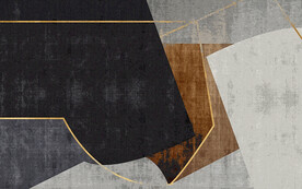 几何现代北欧抽象地毯