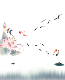 高清分层透明底浴室门打印图