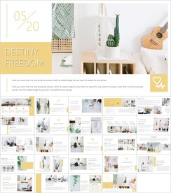 小清新通用PPT模板