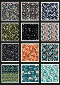 花卉四方连续图片