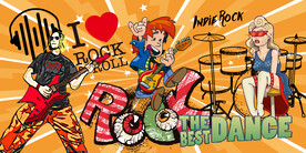 摇滚音乐背景设计