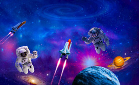 唯美太空宇航员