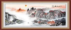 客厅山水画