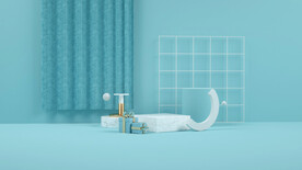 C4D小清新电商场景