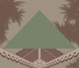 高清分层抽象背景墙