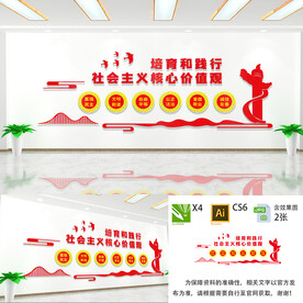 核心价值观文化墙