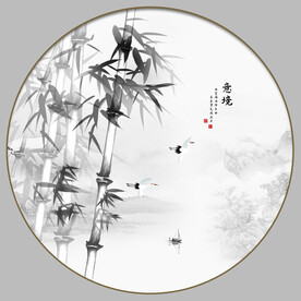 国画竹子