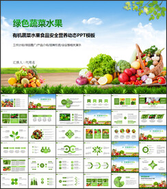 有机蔬菜水果食品安全营养ppt