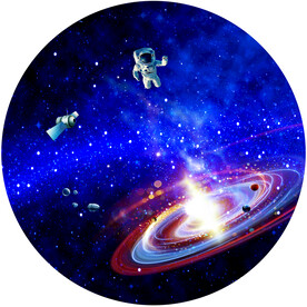 圆形星空图