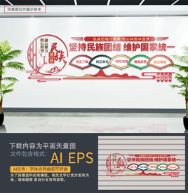 民族团结文化墙