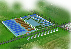 综合养殖小区效果图