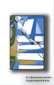 欧式抽象装饰画