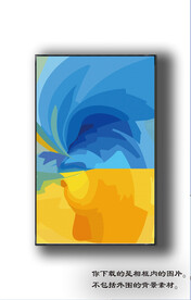 北美轻奢抽象装饰画