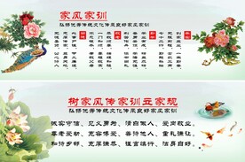 树家风传家训立家规